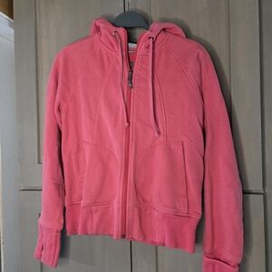Athleta Women's Pink Zip-Up Hoodie